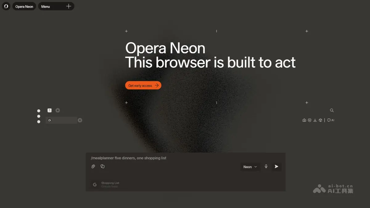 Opera Neon 截图