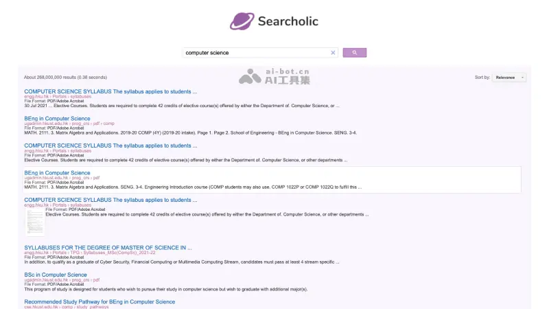 Searcholic 截图
