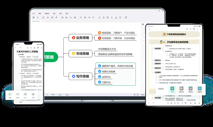 万兴脑图 截图
