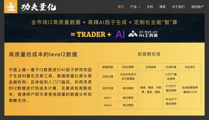 功夫量化 截图