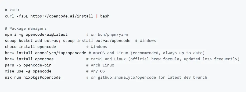 OpenCode 截图