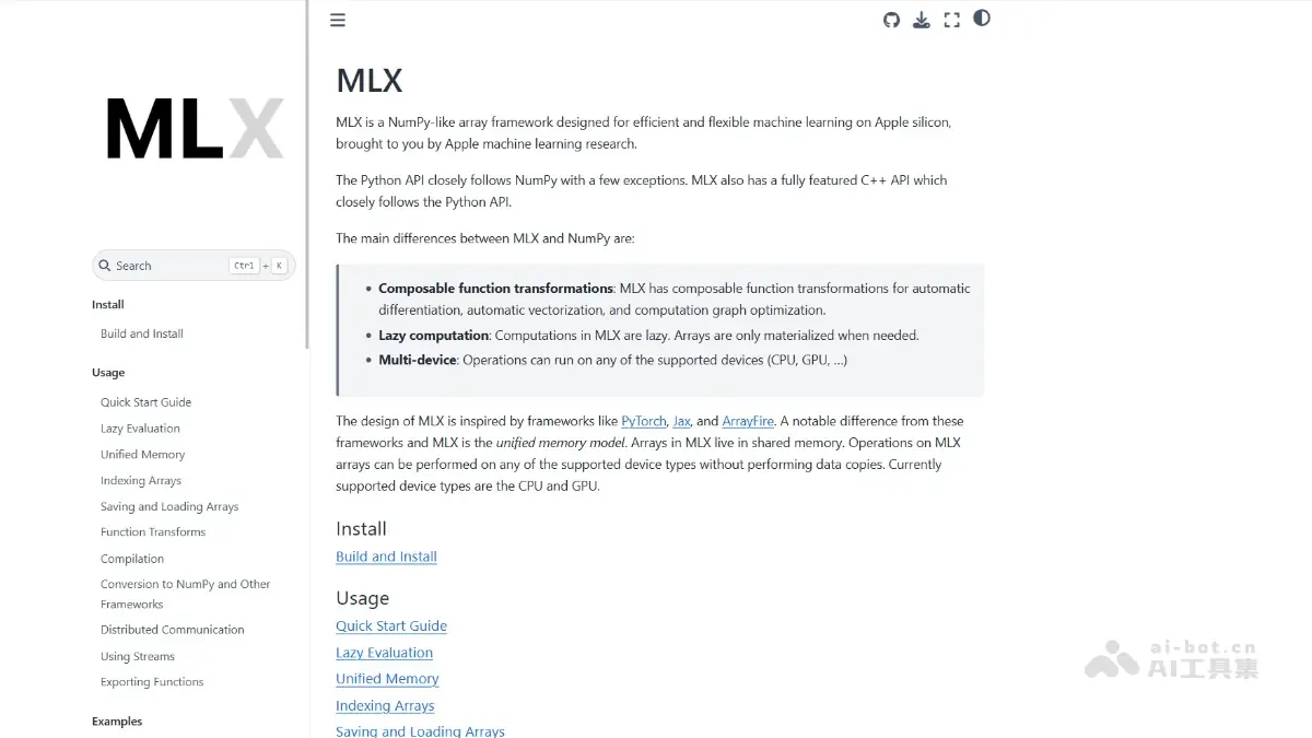 MLX 截图