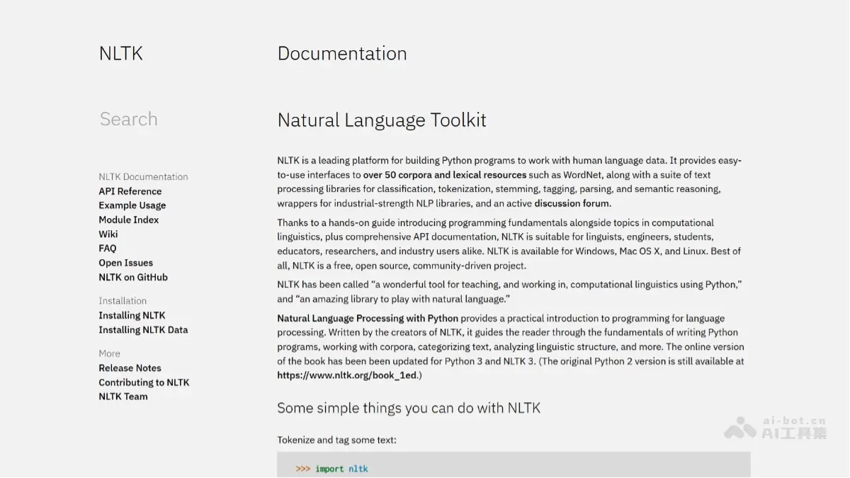 NLTK 截图