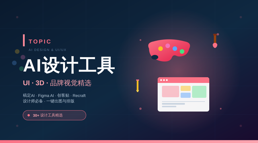 AI 设计工具 · UI/3D/品牌精选