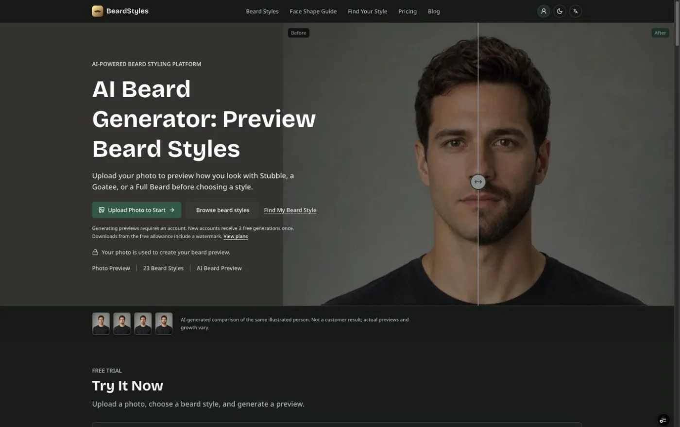 BeardStyles 截图