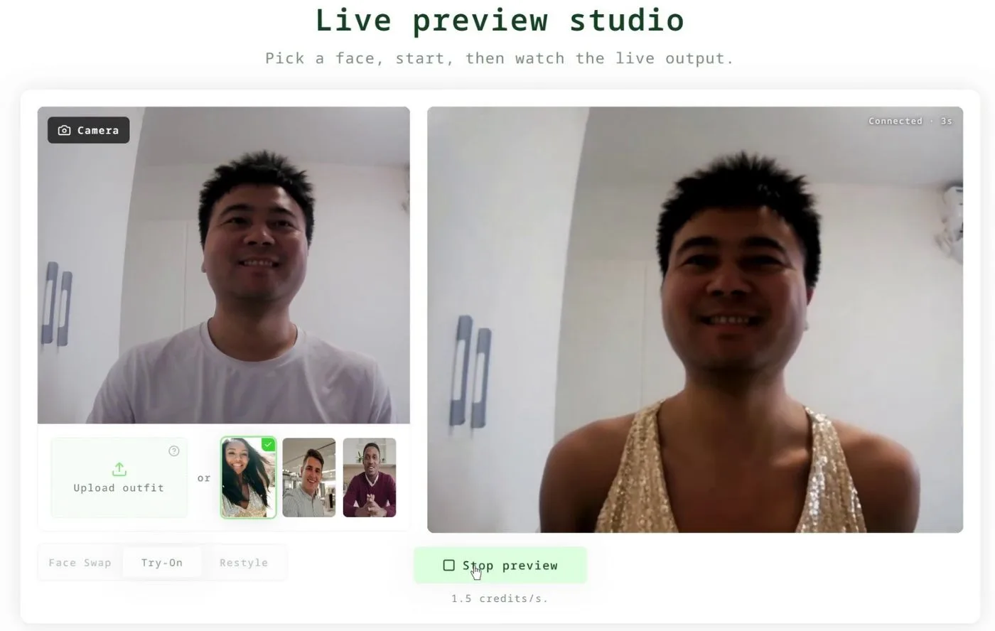 LiveFaceSwap AI 截图