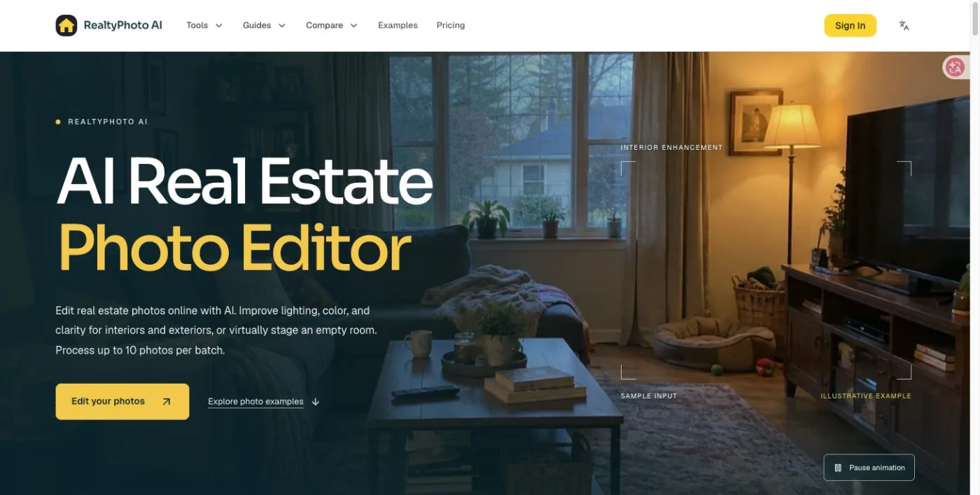 RealtyPhoto AI 截图